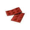SILIKOMART Moule Silicone 6 Tartelettes 7 cm x H 2 cm