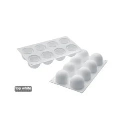 SILIKOMART Moule Silicone 8 Truffes Ø 6,2 cm Professional Sale