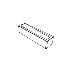 PAVOFLEX Moule Silicone Bande Inclinée 12 x 3 cm x H 3,5 cm (x20)