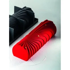 PAVONI Moule Silicone Bûche Comète 25 x 8,8 cm x H 7,3 cm New