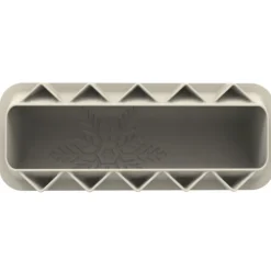 SILIKOMART Moule Silicone Bûche Flocon 25 x 8,1 x H 5,8 cm Discount