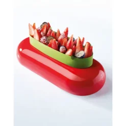 PAVONI Moule Silicone Bûche Futura 23 x 10 cm x H 4,5 cm Best