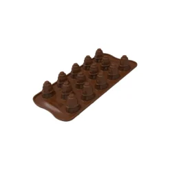 SILIKOMART Moule Silicone Bonhomme de Neige Chocolat Ø 2,6 x H 3,5 cm Easy Choc (x14) Outlet