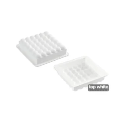 SILIKOMART Moule Silicone Carré Bubble Professional Best