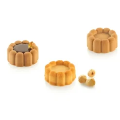 SILIKOMART Moule Silicone Charlotte XS Ø 3,8 x H 1,8 cm (x18) New