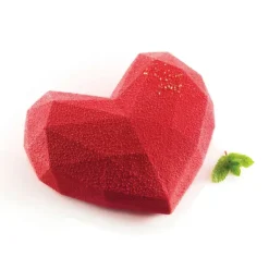 SILIKOMART Moule Silicone Coeur Origami 15x13,5 cm Professional Sale