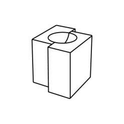 PAVOFLEX Moule Silicone Cube Tekno 5,8 x 5 cm x H 5 cm (x24) Clearance
