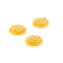SILIKOMART Moule Silicone Décor Alvéoles Ø 7,5 cm x H 0,35 cm (x5) Professional