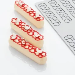 PAVONI Moule Silicone Décor Cœur 12 x 2,7 x H 0,2 cm (x10)