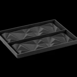 PAVONI Moule Silicone Décor Iceberg 21 x 7 cm x H 1,4 cm (x2) Hot