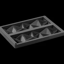 PAVONI Moule Silicone Décor Iceberg 21 x 7 cm x H 1,4 cm (x2) Hot