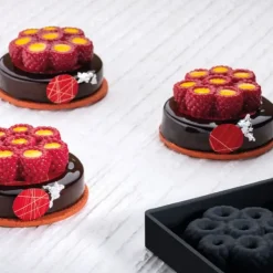 PAVONI Moule Silicone Décor Mini Framboises Ø 6,2 cm x H 2,1 cm (x8) Discount