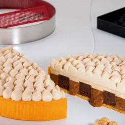 PAVONI Moule Silicone Décor Noisettes Ø 18 cm x H 1,8 cm Discount