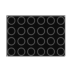PAVOFLEX Moule Silicone Demi-sphère Ø 7 cm x H 4 cm (x24) Outlet