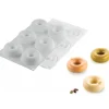 SILIKOMART Moule Silicone Donuts Gourmands Ø 7,2 cm x H 2,7 cm (x6) Professional Clearance