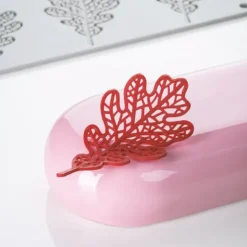 PAVONI Moule Silicone Gourmand Feuille de Chêne 9,8 x 5,3 x H 0,2 cm (x8) Clearance