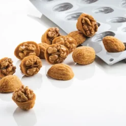 PAVONI Moule Silicone Gourmand Noix 3,8 x 2,8 x H 1,6 cm (x18)