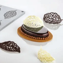 PAVONI Moule Silicone Gourmand Plume 8,4 x 3,8 x H 0,2 cm (x10) Outlet