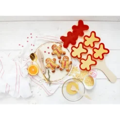 SCRAPCOOKING Moule Silicone Individuel Bonhomme 10,5 cm (x6) Hot