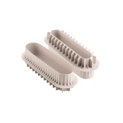 SILIKOMART 3D DESIGN Moule Silicone Insert Bûche et Cake 22 x 5 x H 4 cm (x2)