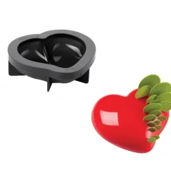 PAVONI Moule Silicone Insert Cœur Passion 15 x 14 cm x H 5 cm Outlet