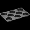 PAVOFLEX Moule Silicone Insert Rond Disco Ø 14 cm x H 3 cm (x8) Hot