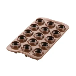 SILIKOMART Moule Silicone Mini Sapin Chocolat Ø 2,8 x H 3 cm Easy Choc (x15) Clearance
