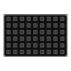 PAVOFLEX Moule Silicone Mini-Cube 3 cm x H 3 cm (x54) Sale