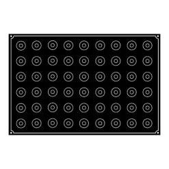 PAVOFLEX Moule Silicone Mini-Cylindre Ø 3,5 cm x H 3,5 cm (x54) Online