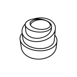 PAVOFLEX Moule Silicone Mini-Spirale Babel Ø 4 cm x H 3 cm (x54) Sale