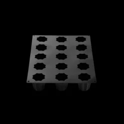 PAVOFLEX Moule Silicone Pandoro Ø 6,5 x H 6,5 cm (x15)