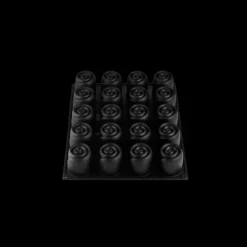 PAVOFLEX Moule Silicone Rose Volupté Ø 6 x H 5,5 cm (x20)