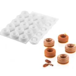 SILIKOMART Moule Silicone Savarin Oblio Ø 5 cm x H 2,1 cm (x15) Professional Online