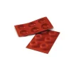 SILIKOMART Moule Silicone Savarins 7,2 cm x H 2,3 cm (x6) Hot