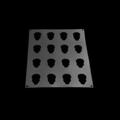 PAVOFLEX Moule Silicone Tête de Mort 5 x 7 cm x H 6 cm (x16) New