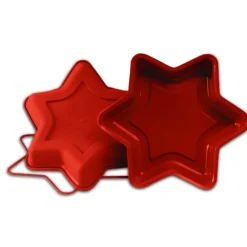 SILIKOMART Moule souple professionnel forme Etoile 6 branches en silicone Ø 26 cm H 4 cm