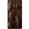 PAVONI Moule Tablette Chocolat Boule Noël 15,4 x 7,7 cm