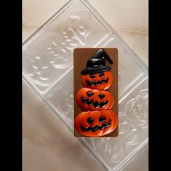PAVONI Moule Tablette Chocolat Citrouille Halloween 15,4 x 7,7 cm Outlet