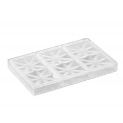 PAVONI Moule Tablette Chocolat Edelweiss 15,5 x 7,7 cm x H 1 cm (x3) Online