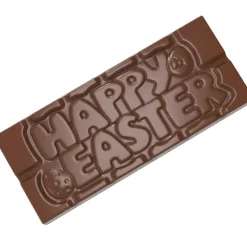 CHOCOLATE WORLD Moule Tablette Chocolat Happy Easter 11,8 x 5 cm (x4) Sale