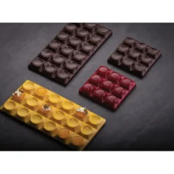 PAVONI Moule Tablette Chocolat Mini Bricks 7 x 7 cm x H 1,1 cm (x6) Outlet