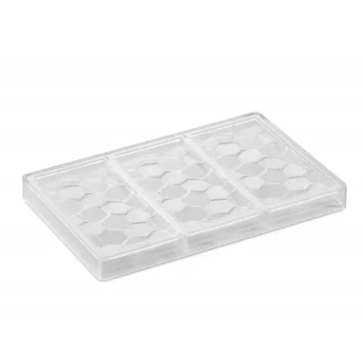 PAVONI Moule Tablette Chocolat Pavé 15,5 x 7,8 cm x H 1 cm (x3) Hot