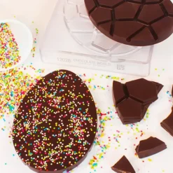 CHOCOLATE WORLD Moule Tablette Chocolat Œuf de Pâques 14 x 9,2 cm (x2) Clearance