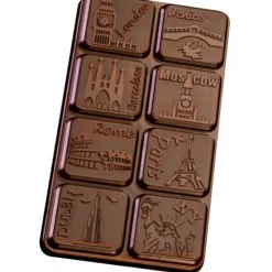 CUISINEADDICT Moule Tablette de Chocolat Grandes Villes x3 Sale