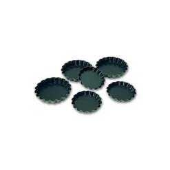 MATFER Moule Tartelette Cannelée Exopan Ø10cm H.1.8cm (x12)