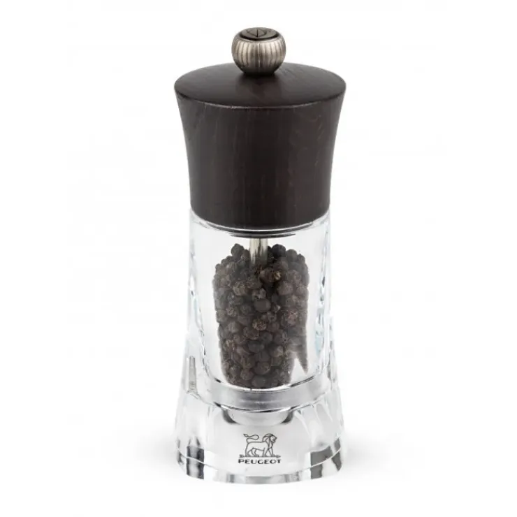 PEUGEOT Moulin à Poivre Oléron 14 cm Transparent-Chocolat Clearance