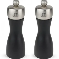 PEUGEOT Moulin à Sel Fidji 15 cm Noir-Inox Clearance