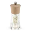 PEUGEOT Moulin à Sel Humide Oléron 14 cm Transparent-Bois Naturel Hot