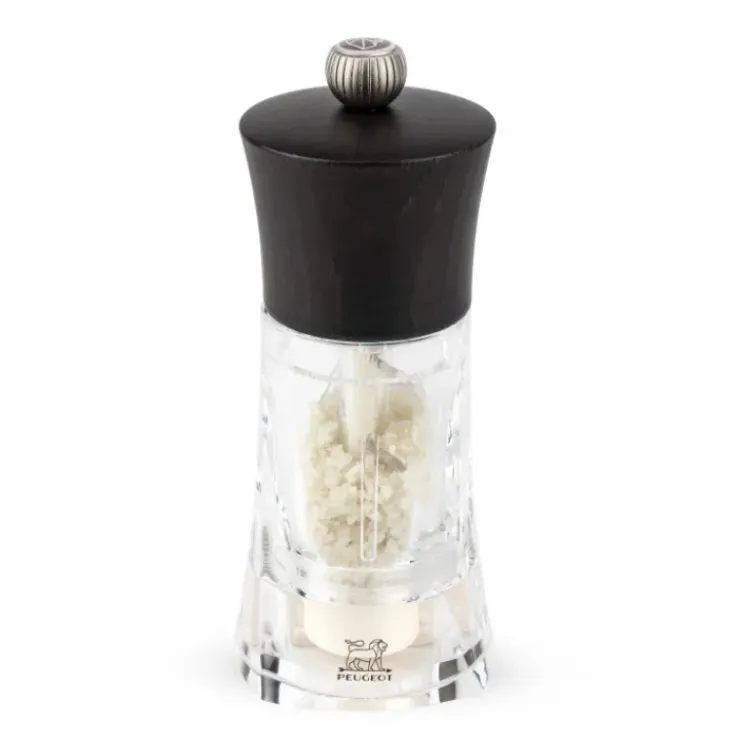 PEUGEOT Moulin à Sel Humide Oléron 14 cm Transparent-Chocolat Outlet