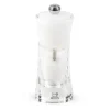 PEUGEOT Moulin à Sel Molène 14 cm Transparent et Blanc New